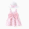 Girl Little Daisy Bowknot Dress Set - Image 2