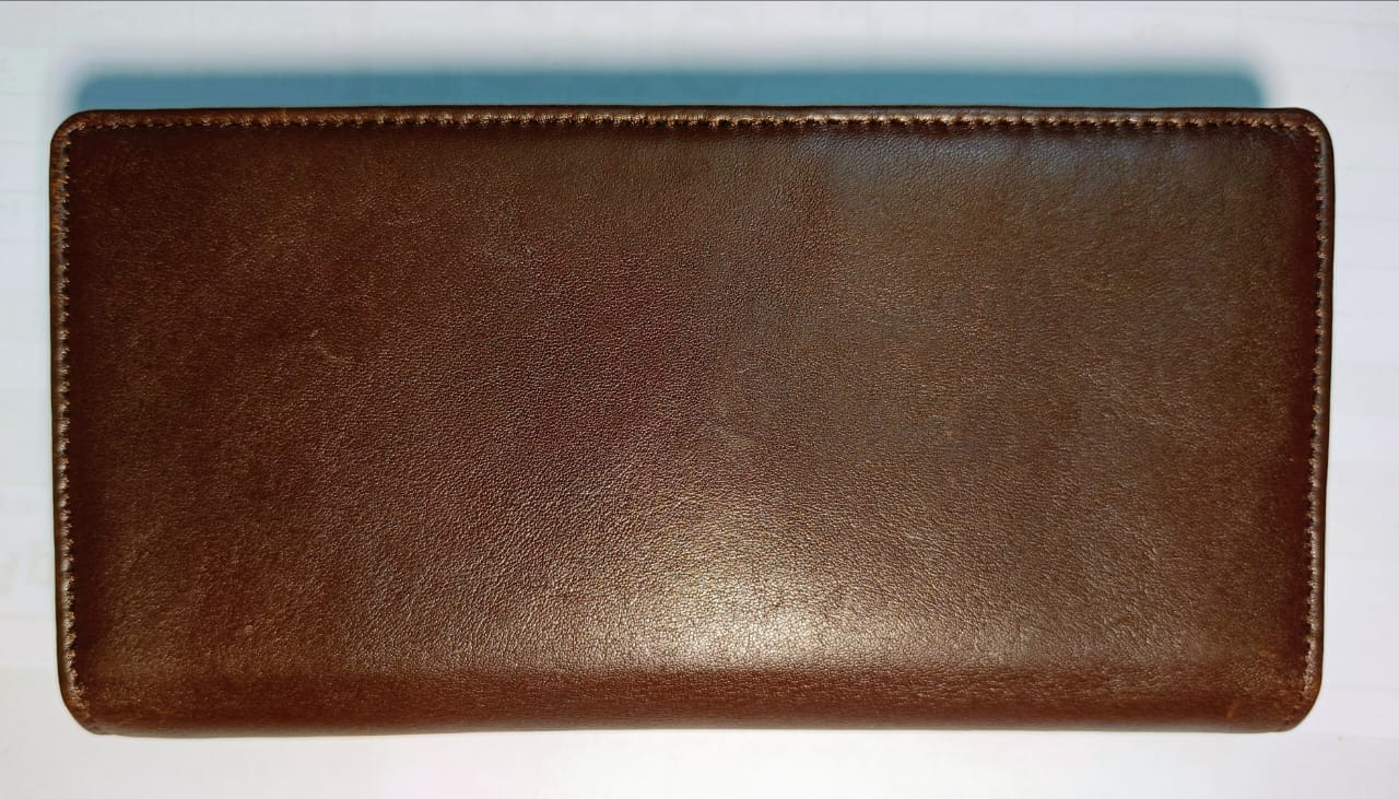 Men's Genuine Leather Long Wallet – Stylish & Spacious for Cards, Cash & Smartphone - Image 2