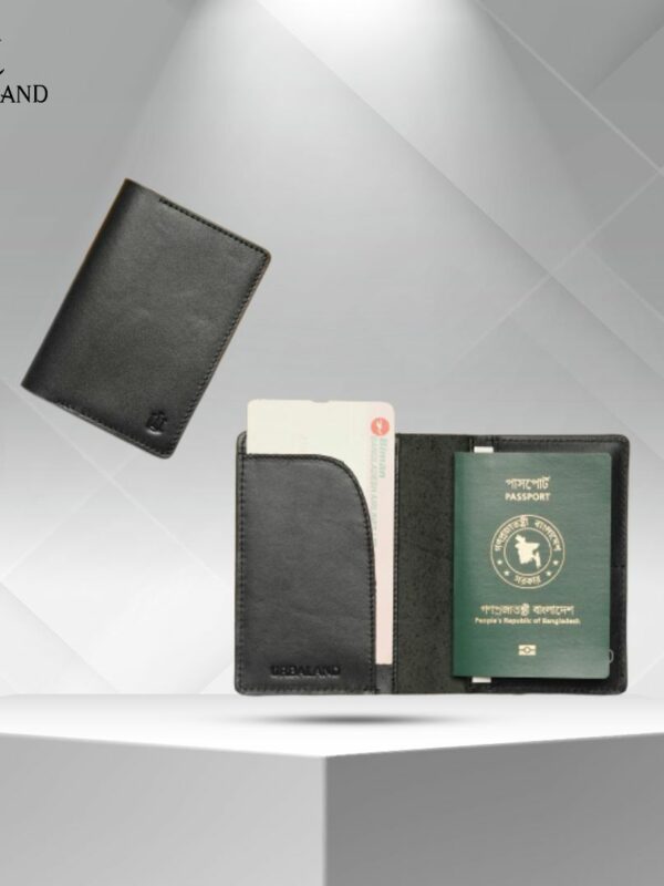 Craig Passport Holder – Black