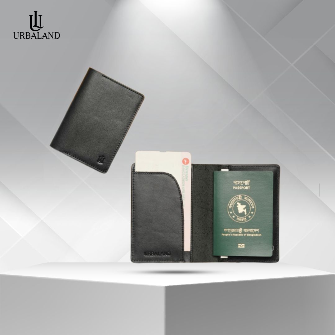 Craig Passport Holder – Black